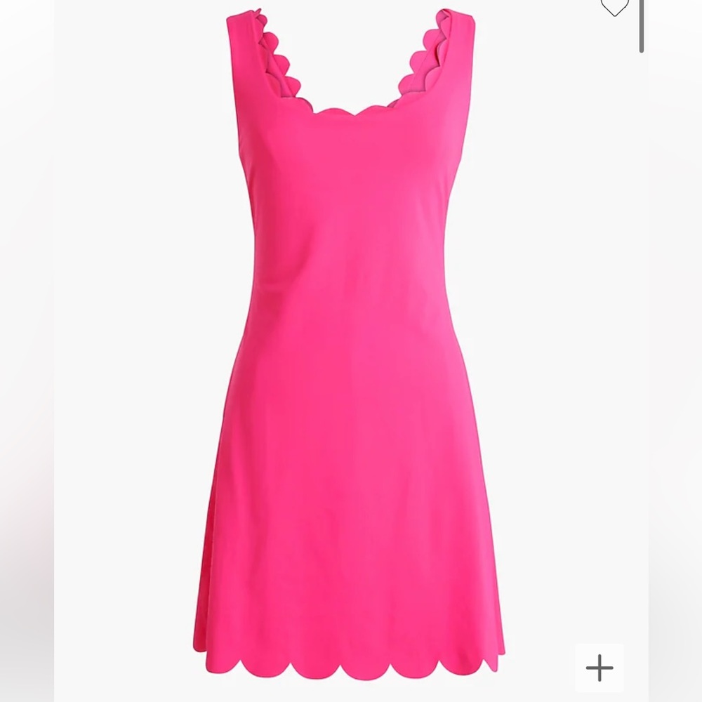 NWT JCREW FACTORY Scalloped Active Dress Romper. Size XXL in Pink